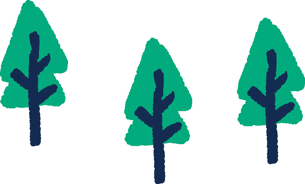 クリスマスツリーのイラスト