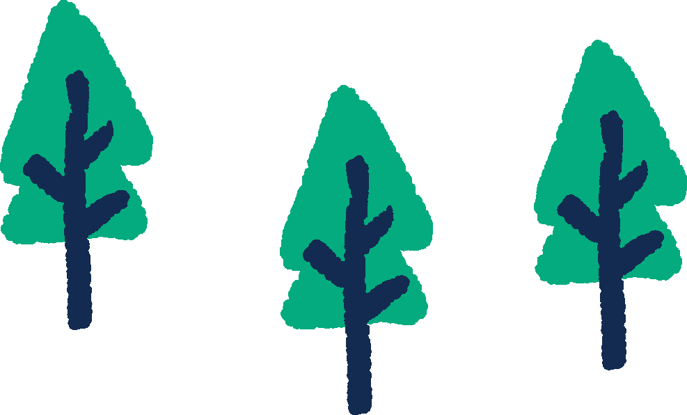 クリスマスツリーのイラスト